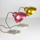 Mid-Century Gold Table Lamp, 1960s