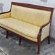 Vintage bench empire mahogany dolphin heads