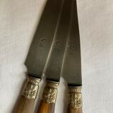 Lot of 12 horn handle knives