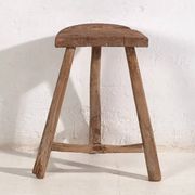 Tabouret primitif ancien – Fin dynastie Qing (vers 1900) #5