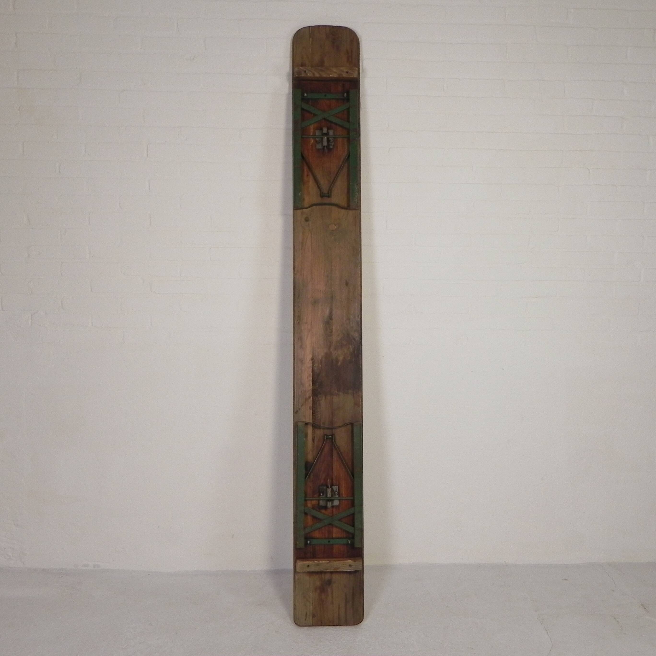Folding bench, terrace bench, 216 cm long, 1960s