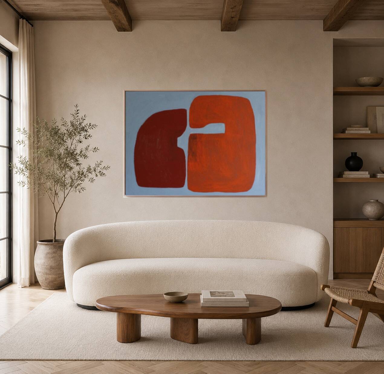 Still life unique painting on canvas