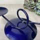 Vintage enamelled metal candle holder