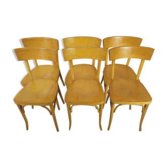 Set de 6 chaises bistrot Thonet
