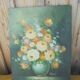 Oil on canvas "Bouquet of Flowers" Gustavus