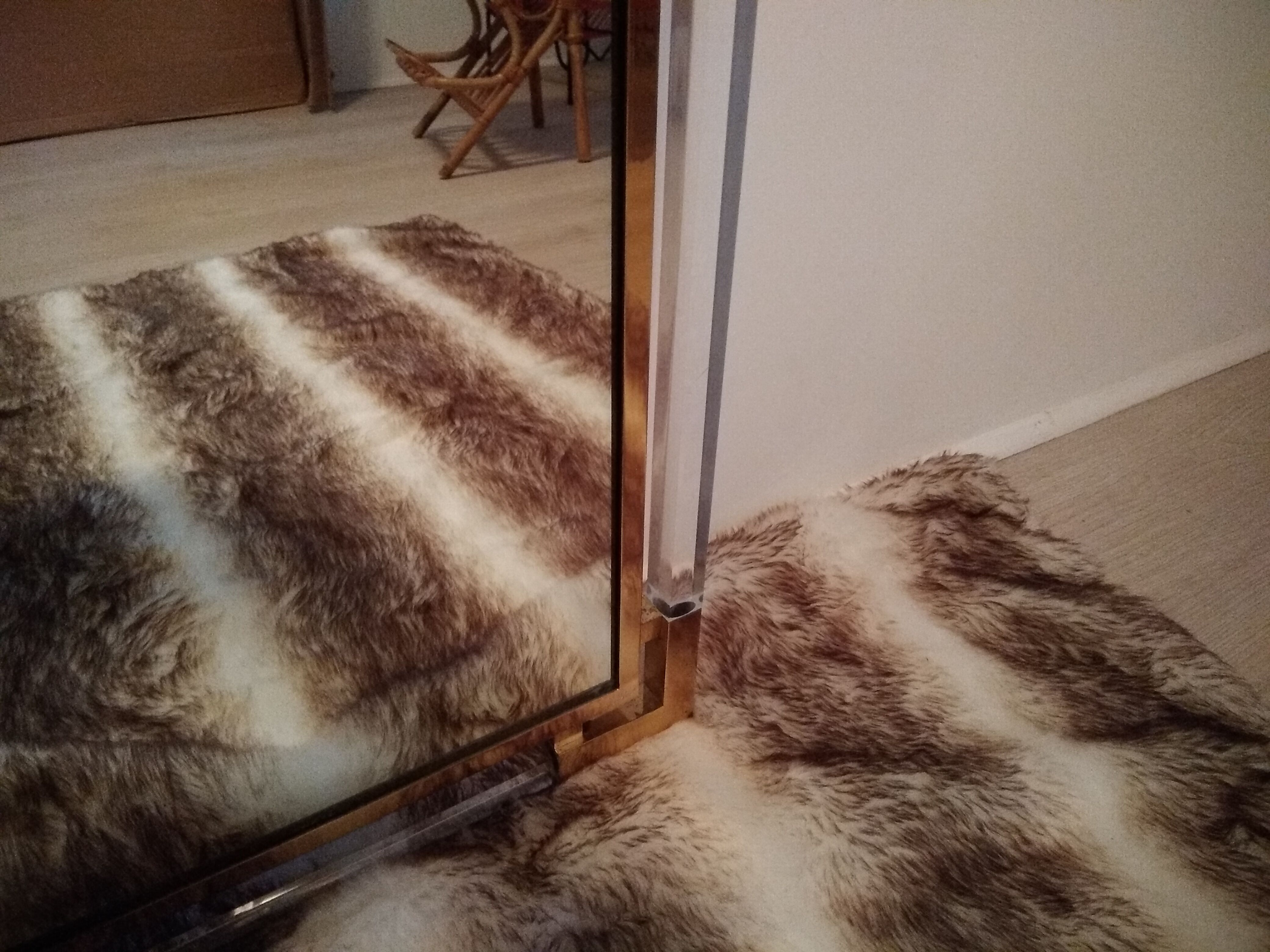 Mirror by Guy Lefevre for House Jansen 80x100cm