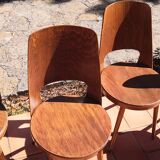 Chairs baumann mondor vintage 60s set of 4