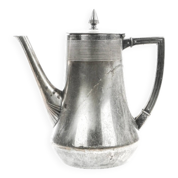 Art Nouveau silver-plated brass teapot, WMF, Germany, early 20th century