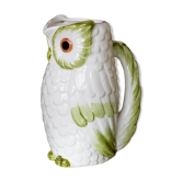 Pretty old decanter in owl / owl slurry