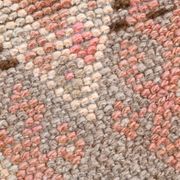 3x12 Pink & Brown Suğer Soft Modern Vintage Runner Rug, 92x376Cm