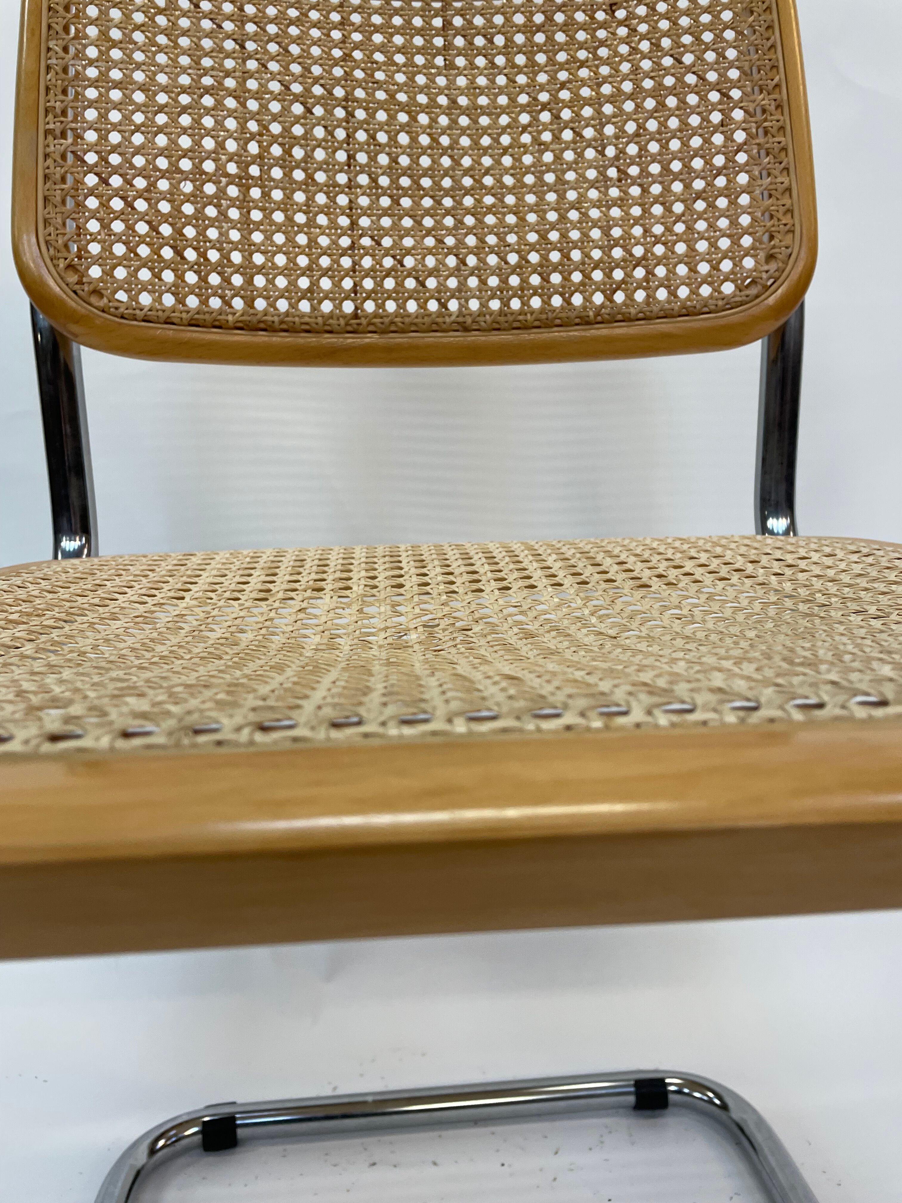 Cesca design chair b32 model in chrome