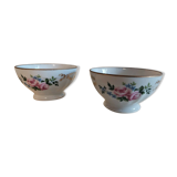 Pair of chauvigny porcelain bowls 60s