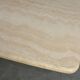 Sculptural organic travertine coffee table, France 1980s