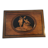 Lacquered wooden box