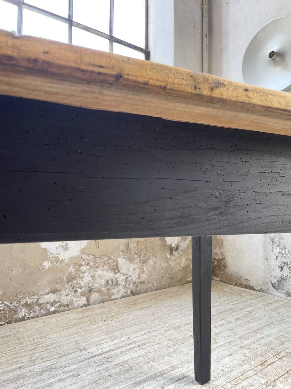 2m pine and oak farmhouse table