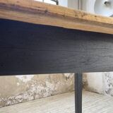 2m pine and oak farmhouse table