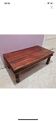 Table basse ethnique indienne en bois massif