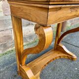 Louis Philippe Biedermeier console circa 1850 walnut