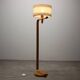 Scandinavian wooden floor lamp, 1960s