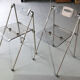 Paire de chaises pliantes modernes en plexiglas