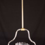Elegant Art Decò Barovier and Toso Chandelier, 1940s