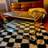 1970s Plexiglass coffee table