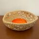 Bowl, vintage Vallauris pocket tray in Fat Lava ceramic.