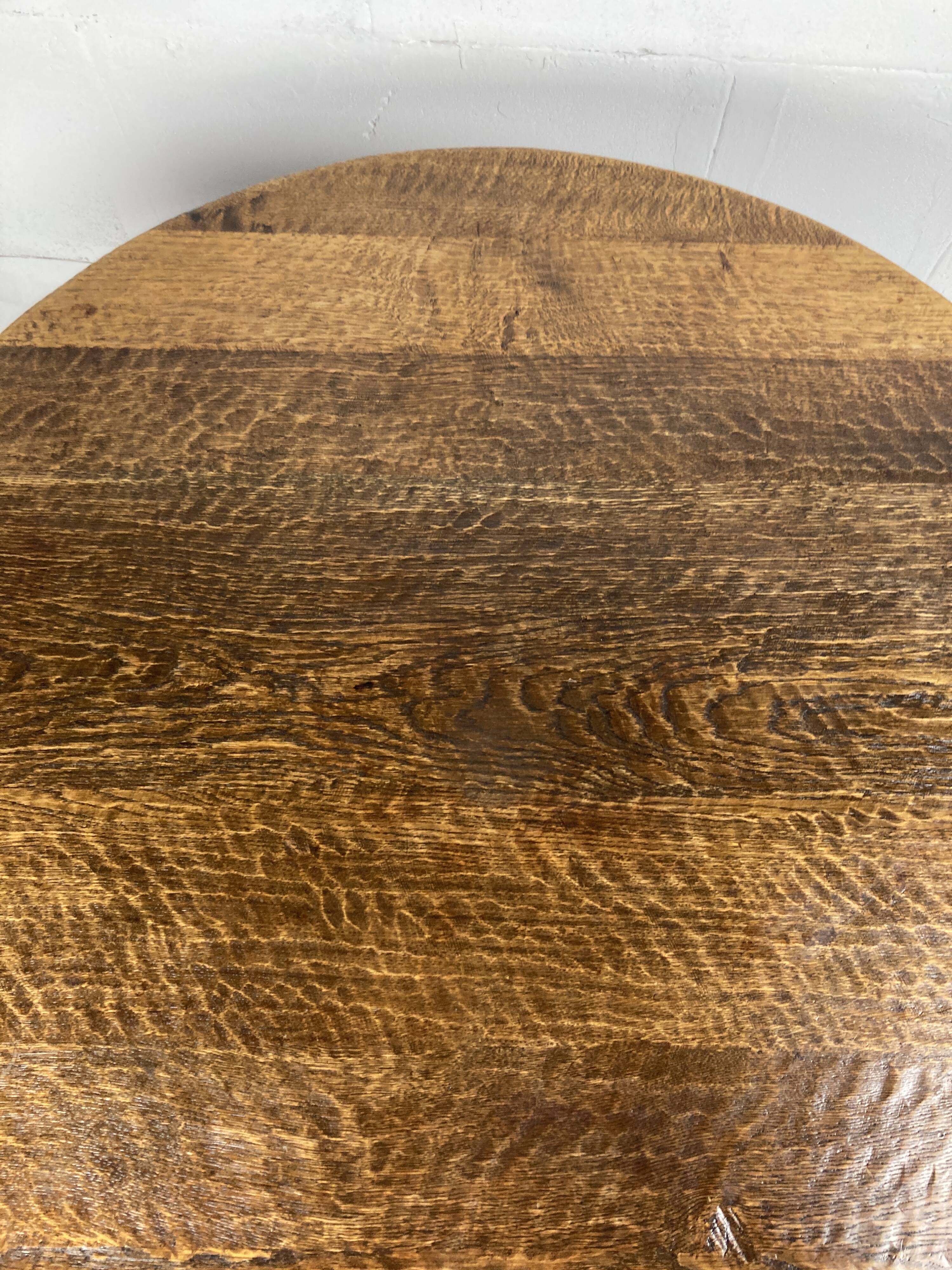 Brutalist coffee table with tapered legs, dutch 1960s