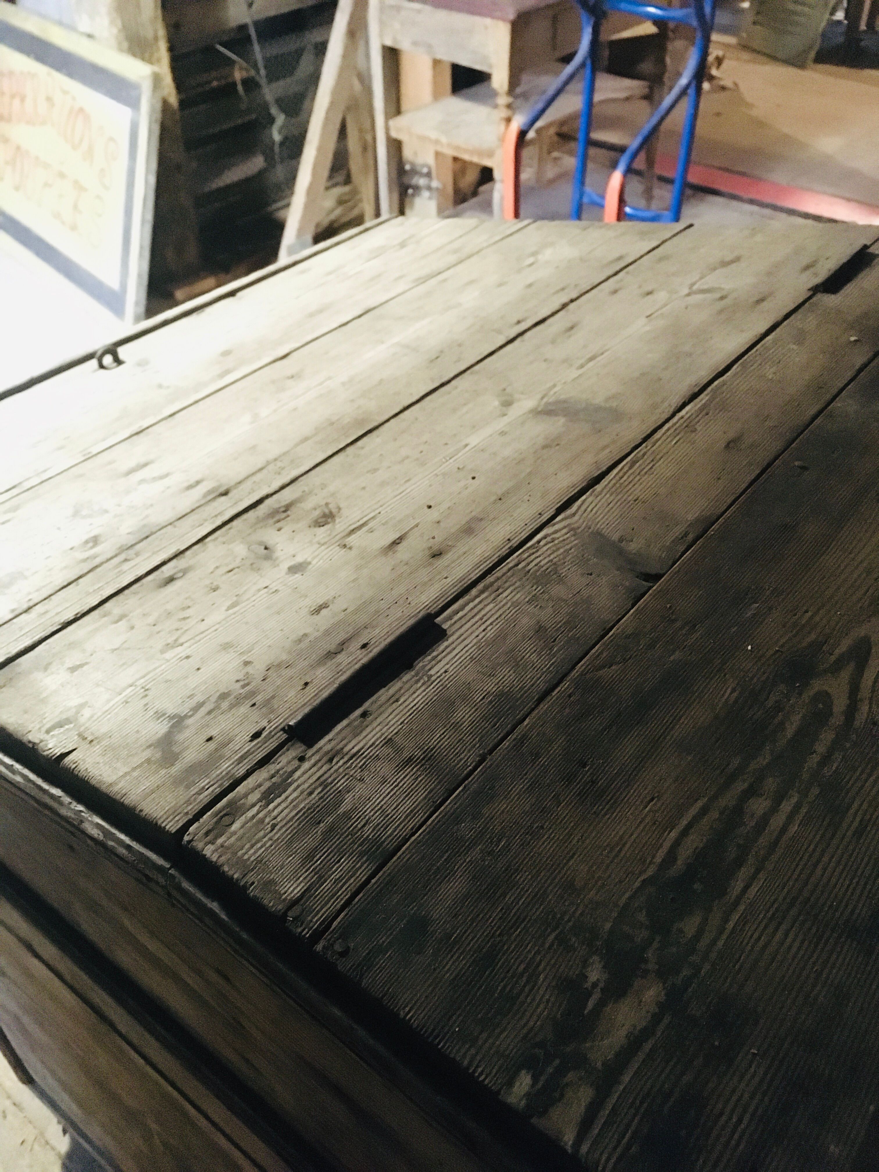 1900s school master school desk pine