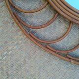Rattan mirror, 1960