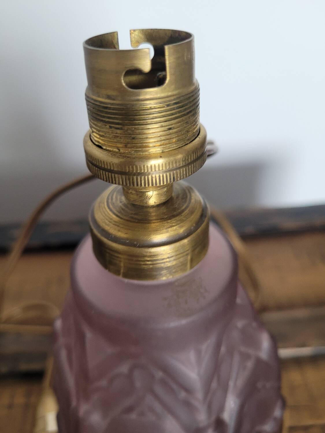 Art Deco lamp base