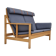 1970s, Danish design by Børge Mogensen, sofa model 2252, oak, furniture wool
