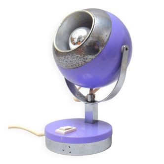 Purple ball spot lamp from the 70s