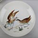 Gien service model birds in polychrome earthenware hand painted