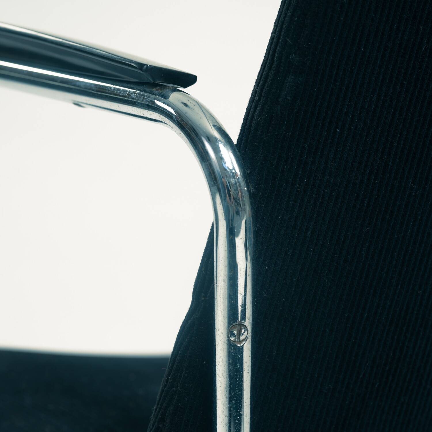 De Wit 4014 tubular steel Dutch lounge chair, 1950s