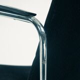 De Wit 4014 tubular steel Dutch lounge chair, 1950s