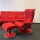 Ekornes Stressless Soul & Blues Suite – in Red Alcantara