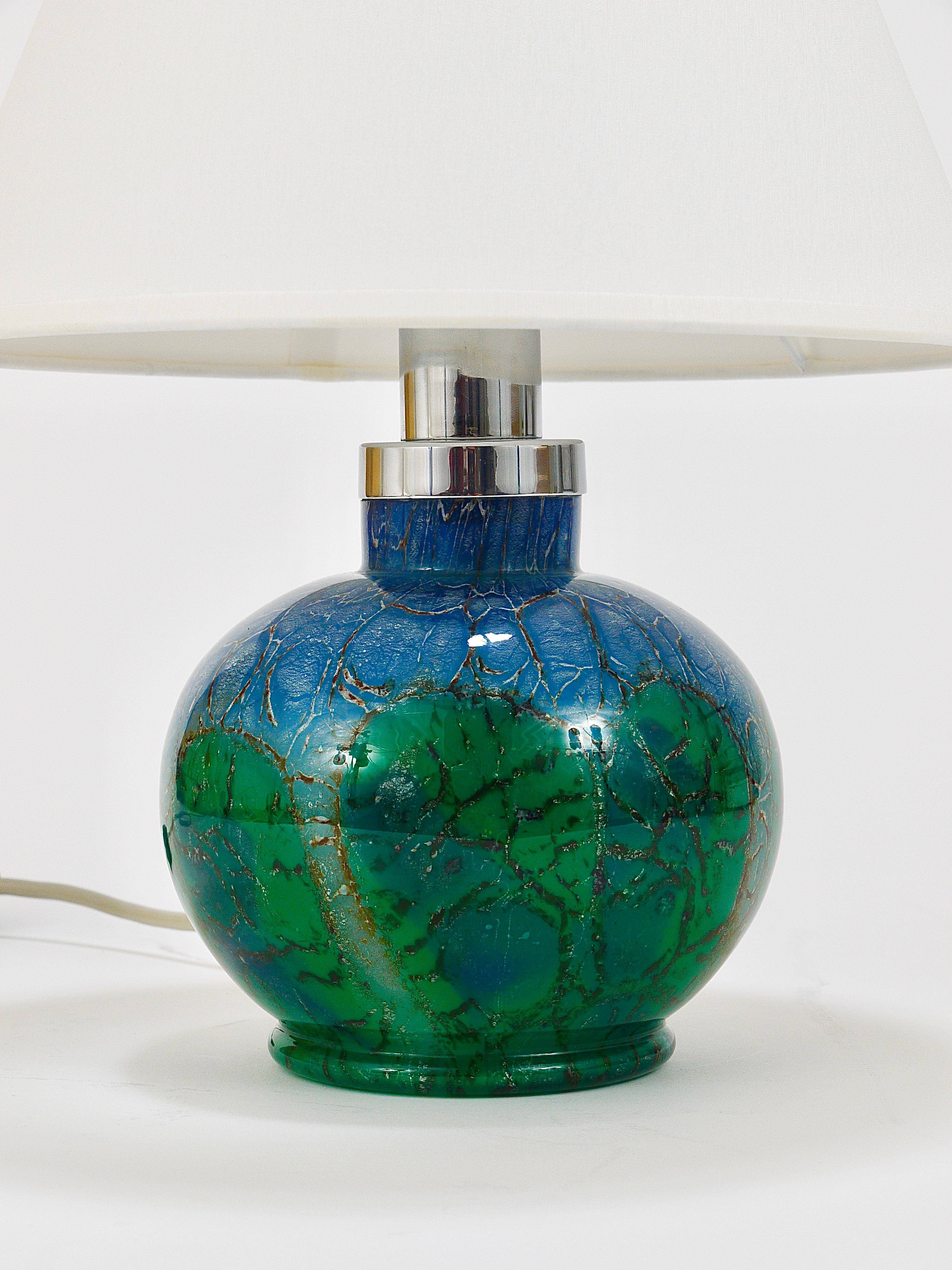 Lampe de table ou de côté Art Déco Karl Wiedmann WMF Ikora, Allemagne, années 1930
