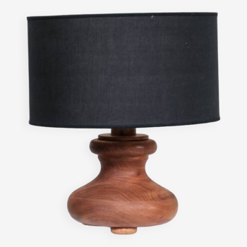 Mid-Century Italian Wooden Table Lamp