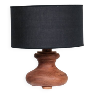 Mid-Century Italian Wooden Table Lamp