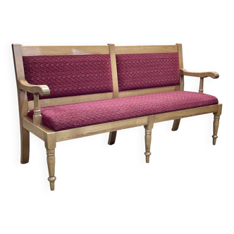 1950s English Beech Indoor Bench