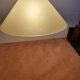 Art Deco conical suspension, opaline and brass
