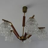 Scandinavian chandelier with five arms of light