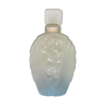 Art Deco frosted glass carafe