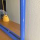 Miroir IKEA vintage acier tubulaire bleu