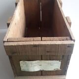 Transport case L58xD30,5xH34cm wood storage