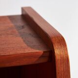 Restored teak bureau desk