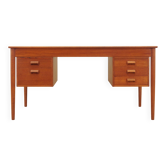 Teak desk, Danish design, 1960s, designer: Børge Mogensen, manufacturer: Søborg Møbler