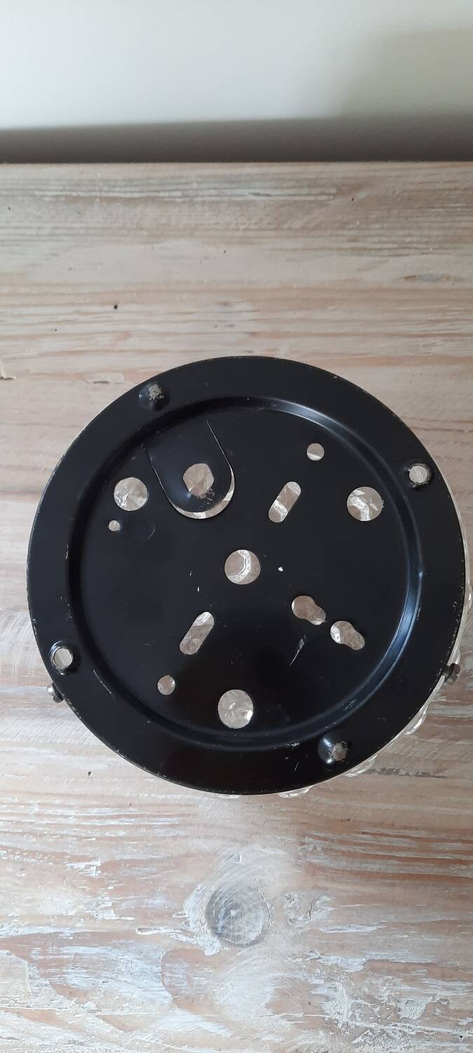 Molded glass ceiling light