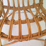Rattan "shell" chair for children